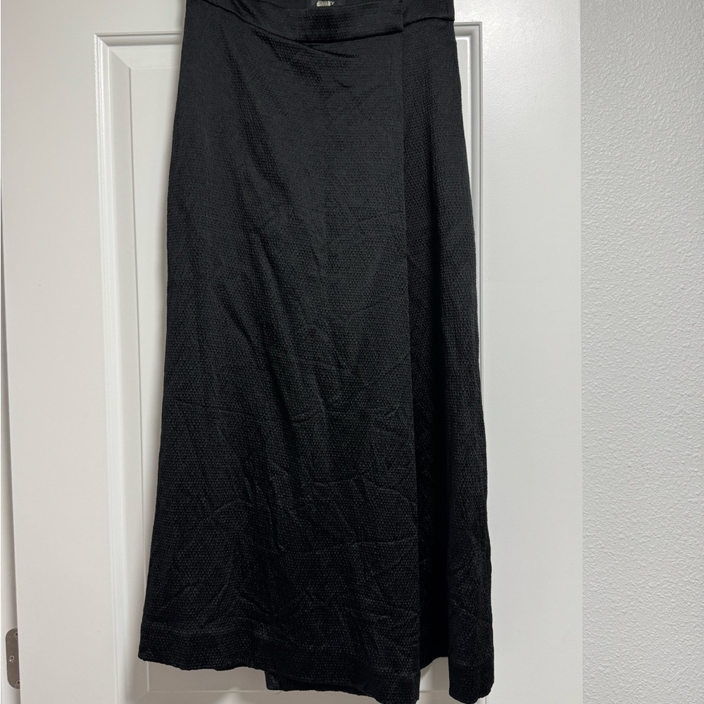 Theory Black Asymmetrical Women's Skirt